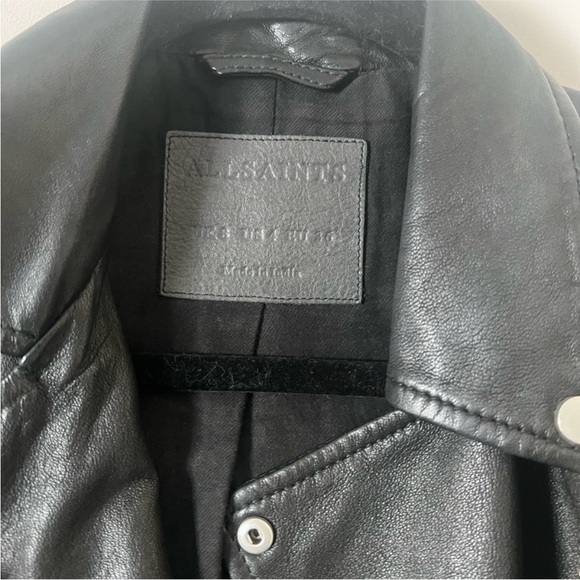 Allsaints Leather and Suede Jacket - Picture 4 of 6